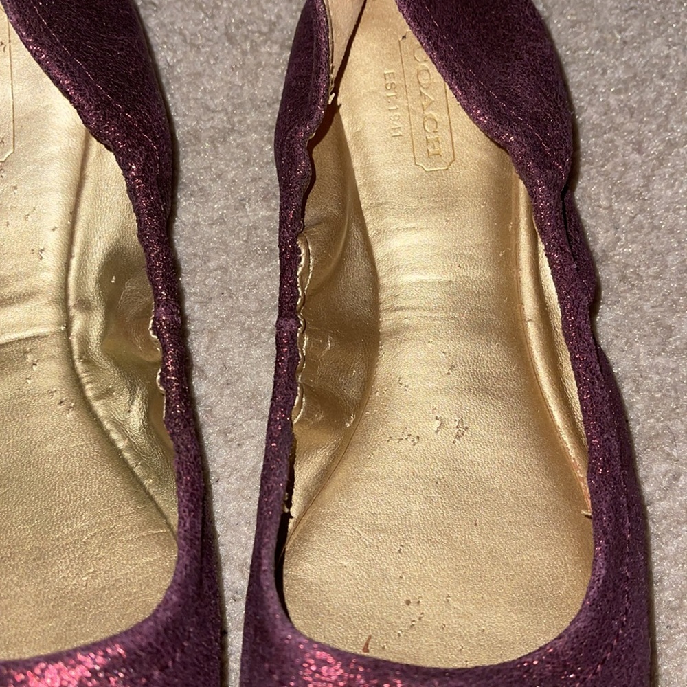 Used Coach flats - Picture 4 of 5